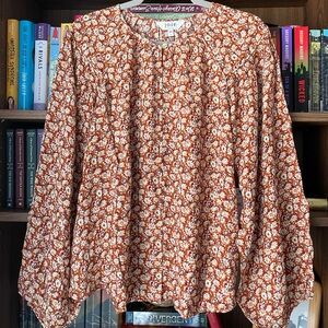 Joie Jenny Floral Woven Top (Plus)